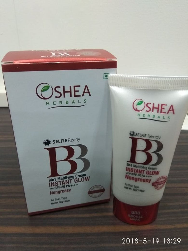 Oshea Herbals BB Instant Glow with SPF 30pa+++ Cream - 30 gms
