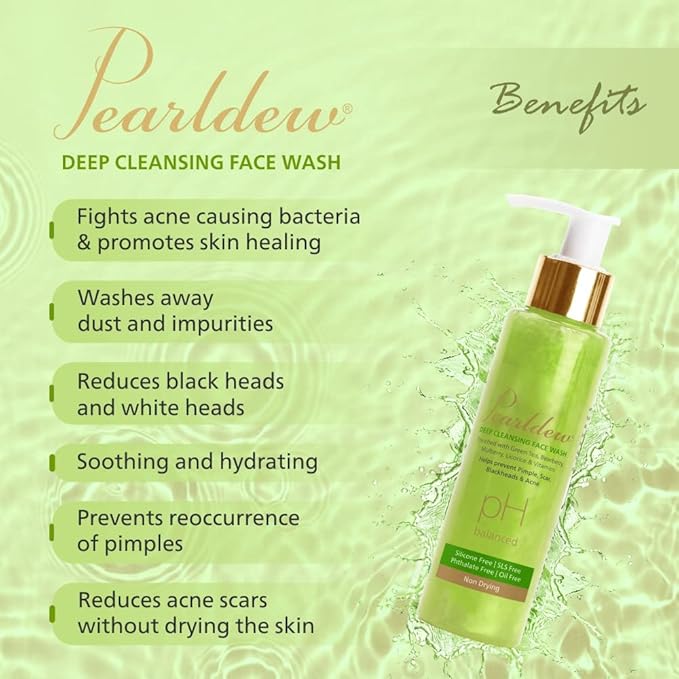 Pearldew Deep Cleansing Face Wash - 100 Ml