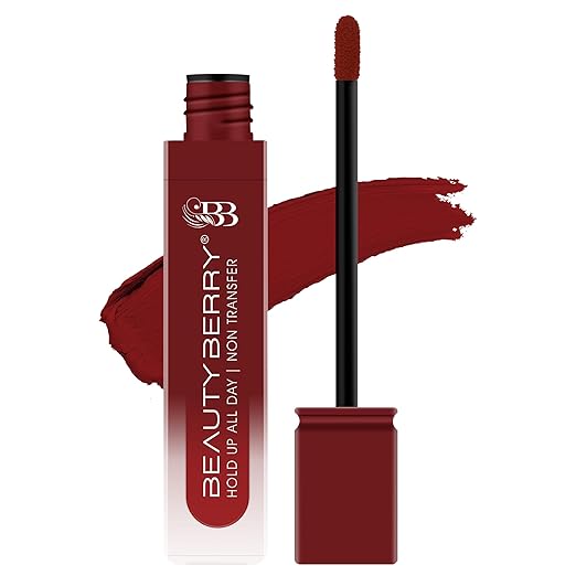 Beauty Berry Hold Up All Day Liquid Lipstick 01 Red Boost - 7.5 gms