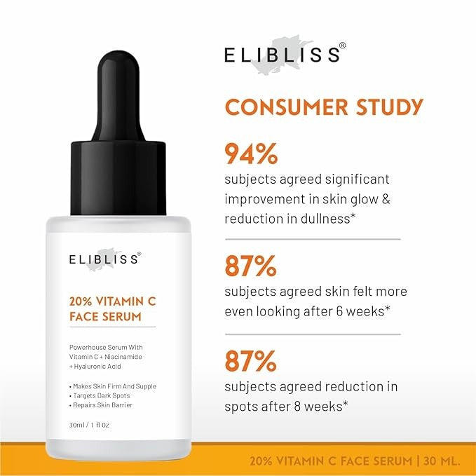Elibliss 20% Vitamin C Face Serum - 30 ml
