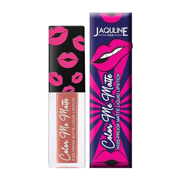 Jaquline USA Color Me Matte Long Lasting Liquid Lipstick Nude Rose - 5 ml