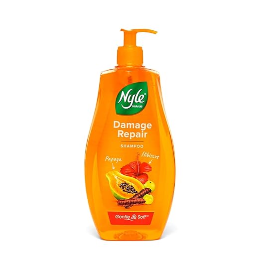 Nyle Damage Repair Shampoo With Shikakai And Hibiscus Gentle and soft shampoo - 400 ml