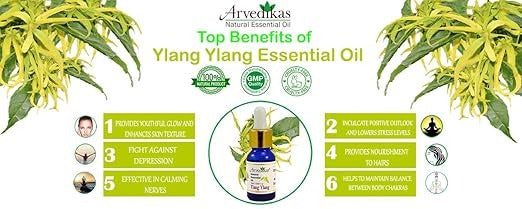 Arvedikas Organic Ylang Ylang Essential Oil - 10 ml