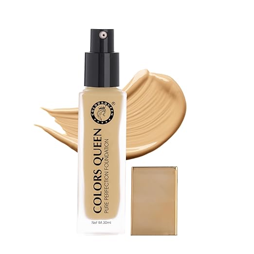 Colors Queen Pure Perfection Foundation 04 Natural Nude - 30 ml