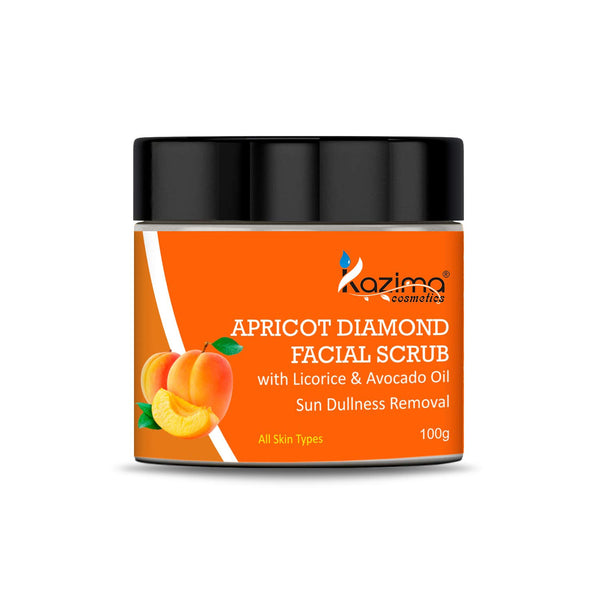 Kazima Apricot Diamond Facial Scrub - 100 gms