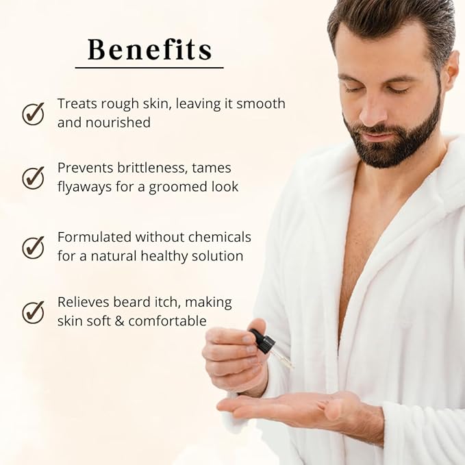 Teal & Terra Monoi Beard Oil for Men - 30 Ml