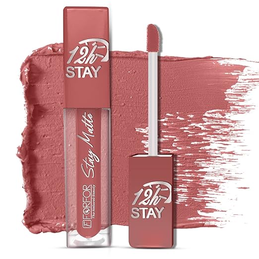 Forfor Stay Matte Long Lasting Mini Liquid Lipstick Peach Nude - 4 ml