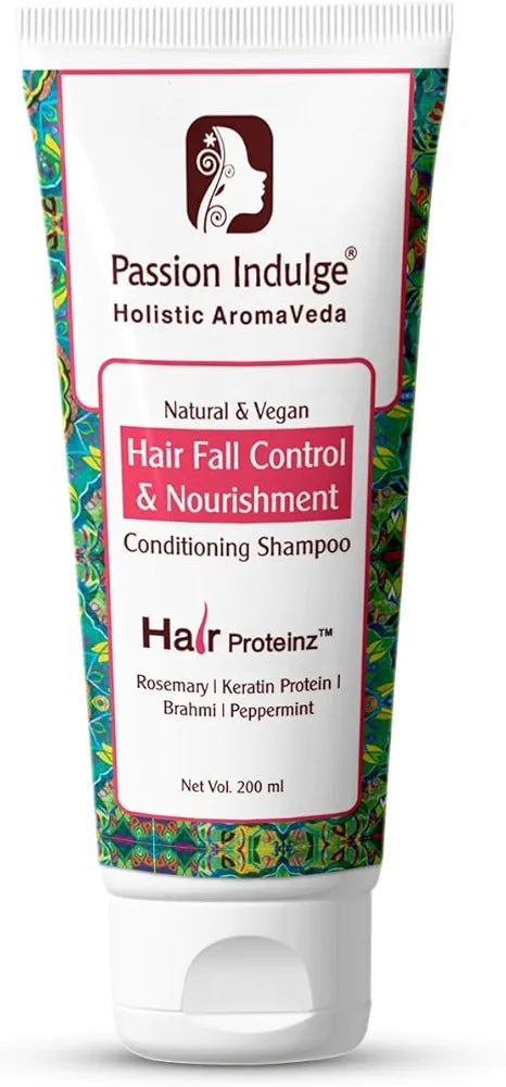 Passion Indulge Rosemary Shampoo For Hair Growth-200 ml | Shampoo for Hair Fall Control | Conditioning Shampoo | Fights Hair Fall with Keratin Protein