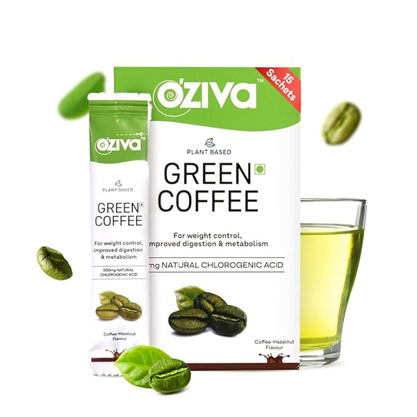 OZiva Green Coffee 500 mg Chlorogenic Acid - 500 gms