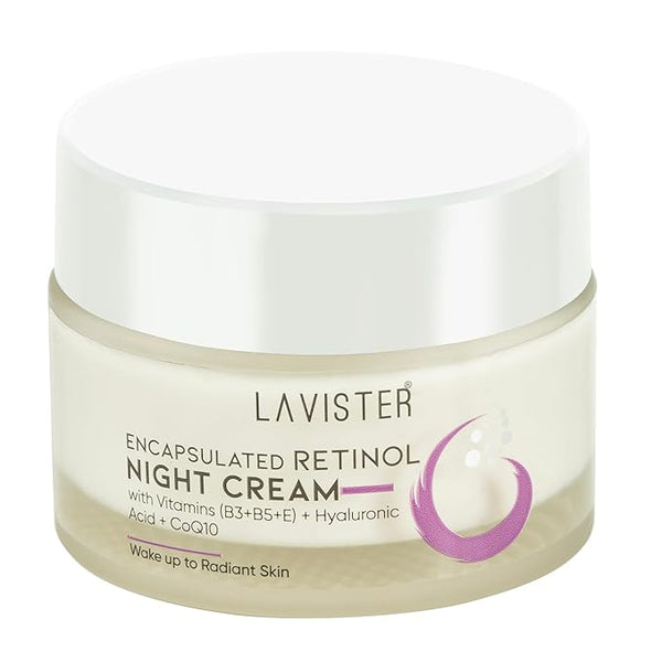 Lavister Luxury Encapsulated Retinol Night Cream - 50 gms