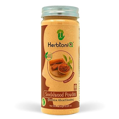 Herbtoniq Pure Sandalwood Face Pack Powder - 150 gms