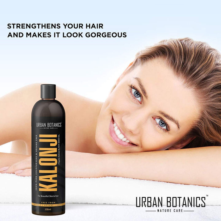 Urban Botanics Premium Cold Pressed Kalonji Oil - 200 ml