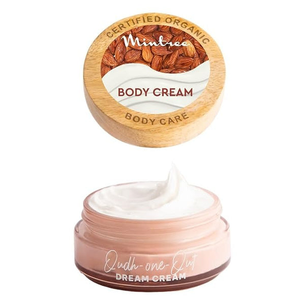Mintree Organic Moisturizing Oud Body Butter For Dry Skin - 150 gms