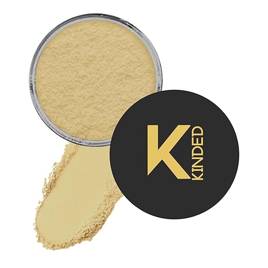 Kinded Setting Loose Powder For Face Makeup Colour Matte Banana Yellow - 30 gms