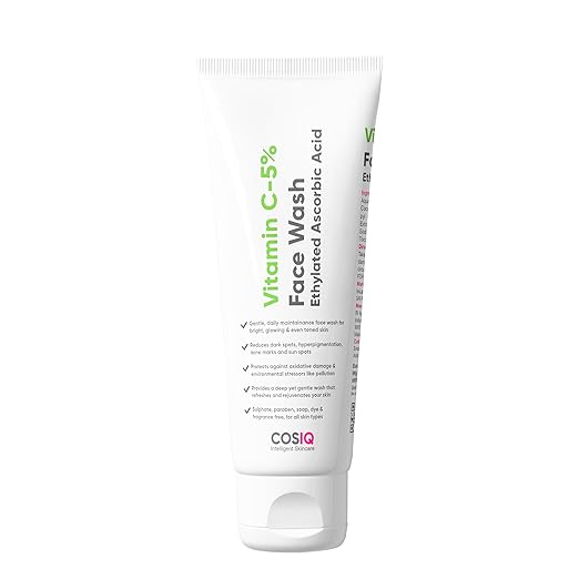 Cos-IQ 5% Vitamin C Face Wash for For Glowing And Brightening Skin - 100 ml
