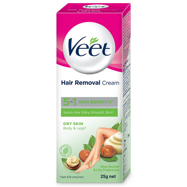 Veet Silk & Fresh Hair Removal Cream Dry Skin - 25 gms