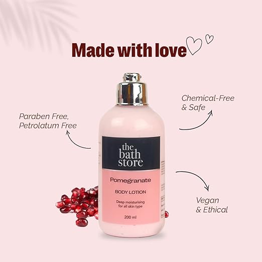 The Bath Store Pomegranate Body Lotion for Women & Men - 200 ml
