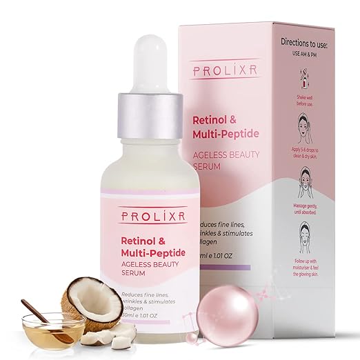 Prolixr Retinol and Multi Peptide Face Serum - 30 ml