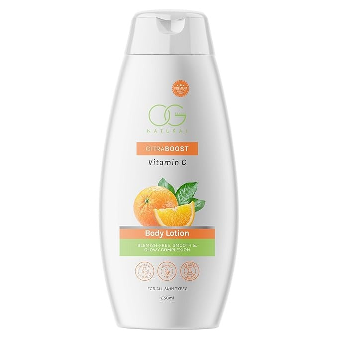OG BEAUTY Natural Citraboost Vitamin C Body Lotion - 250 ml
