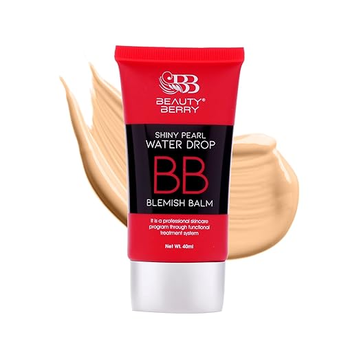 Beauty Berry Shiny Pearl Waterdrop Blemish Balm BB Foundation Natural Nude - 40 ml