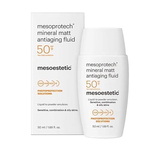 Mesoestetic Sunscreen Mesoprotech Mineral Matt Antiaging Fluid - 50 ml