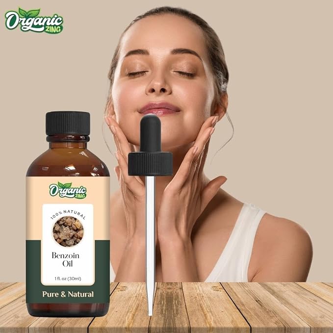 Organic Zing Benzoin (Styrax Benzoin) Oil | Essential Oil for Skincare, Aroma & Diffusers - 30 Ml