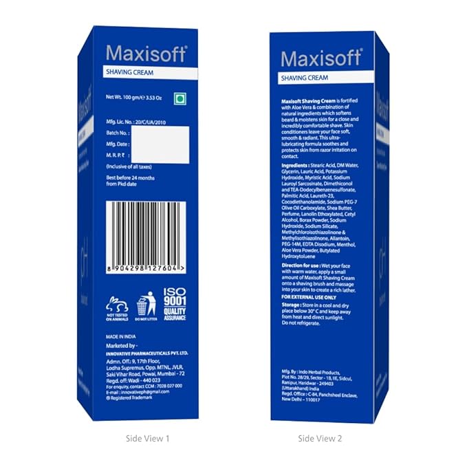 Maxisoft Shaving Cream - 100 Gms