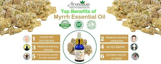 Arvedikas Natural Myrrh Essential Oil - 10 ml