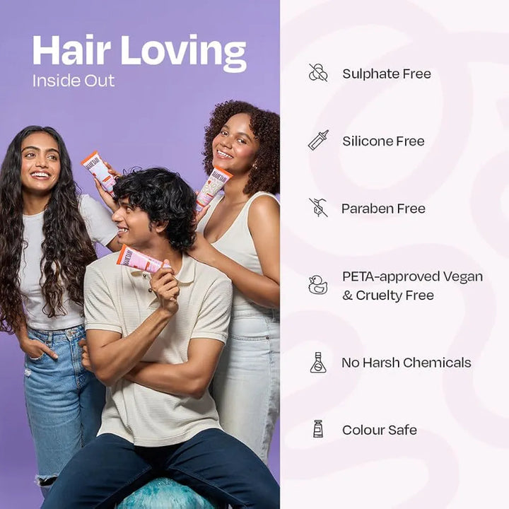 MANETAIN Moisturising Shampoo 100ml for Curly, Dry & Frizzy Hair | Sulphate & Paraben Free | Hydrates & Strengthens with Baobab Protein, Seaweed & Marshmallow Extract | CG-Friendly, Gentle Cleanser for Soft, Defined Curls