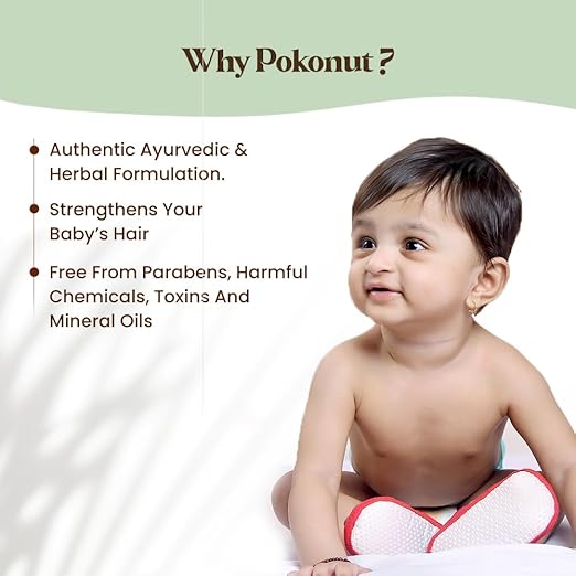 Pokonut Herbal Baby Hair Oil - 100 ml
