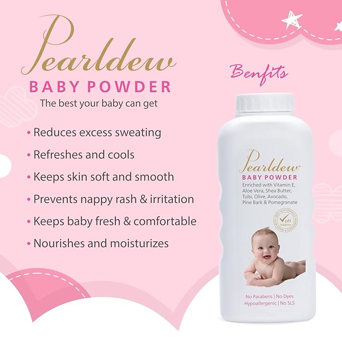 Pearldew Baby Powder - 200 Gms