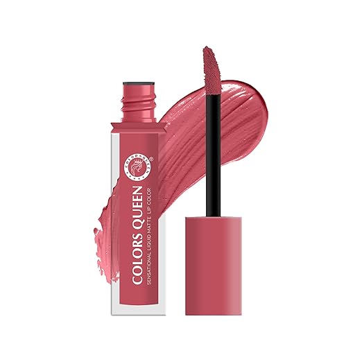 Colors Queen Sensational Liquid Matte Lipstick 14 Punch Pink - 7 gms