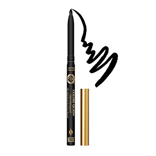 Colors Queen Hd Gel Kohl Matte Kajal Black - 6 gms