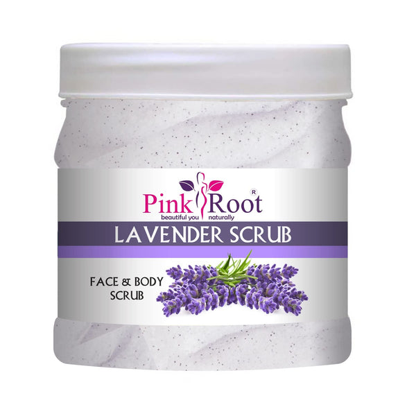 Pink Root Lavender Scrub Face & Body Scrub - 500 gms