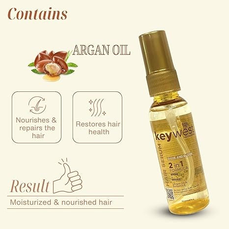 Keywest Professional Shine & Gloss Hair Serum - 50 ml