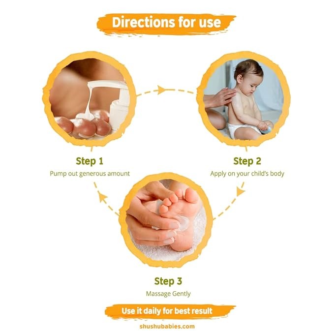 ShuShu Babies Refreshing Orange & Mandarin Baby Face and Body Lotion - 60 ml