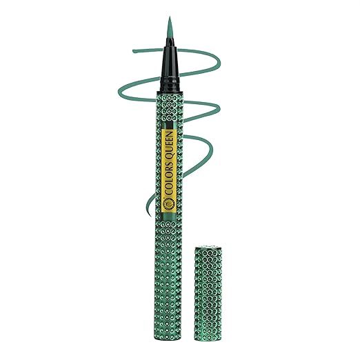 Colors Queen Fabulous Green Eyeliner  - 0.35 gms