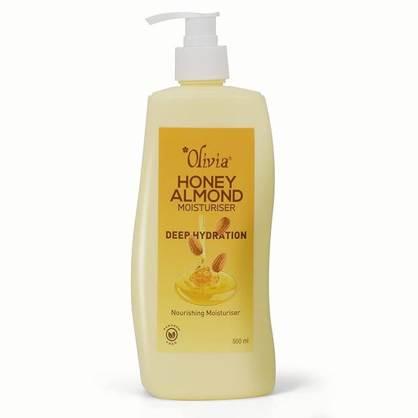 Olivia Honey Almond Natural Skin Care Moisturizer - 500 ml