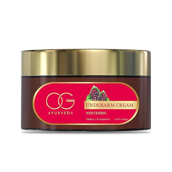 OG BEAUTY AYURVEDA Anti Ageing Bakuchi Oil & Rice Water Face Mask - 100 gms