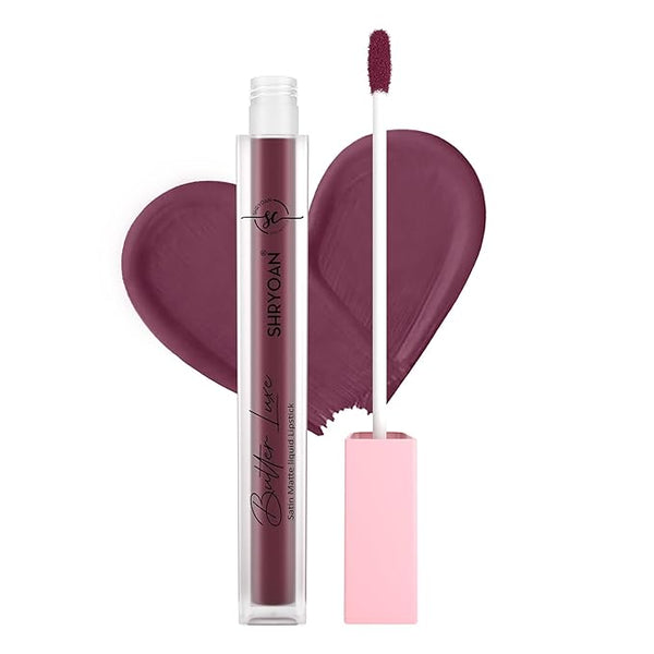 Shryoan Butter Luxe Satin Matte Liquid Lipstick Shade 09 - 6 ml