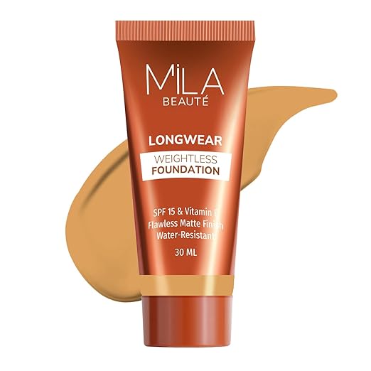 Mila Beaute Longwear Weightless Foundation 303 Coffee Toffee - 30 ml