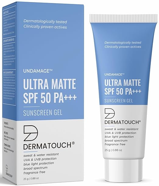 Dermatouch Undamage Ultra Matte Sunscreen Gel SPF 50 PA+++ - 25 gms