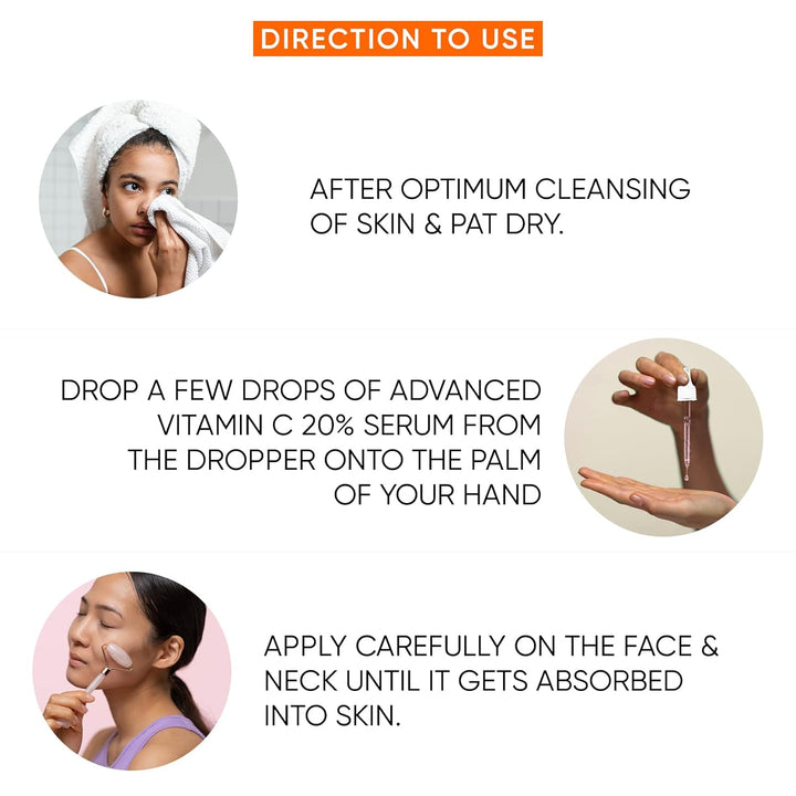 Urban Botanics Men & Women Advanced Vitamin C Face 20% Serum - 30 ml