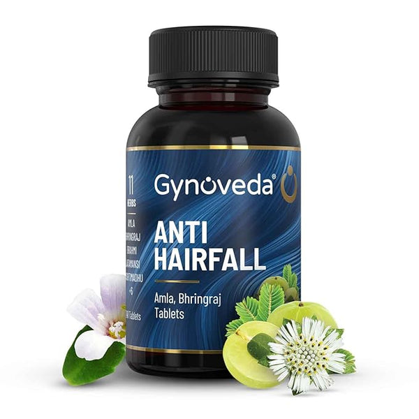 Gynoveda Anti Hair Fall Ayurvedic Tablets - 240 Tablets