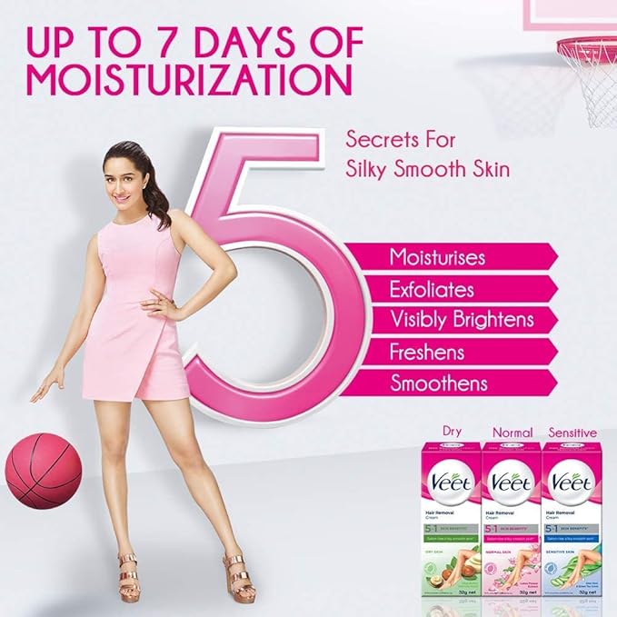 Veet Hair Removal Cream for Sensitive Skin - For Women - 32 gms