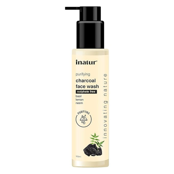 Inatur Charcoal Face Wash - 100 ml