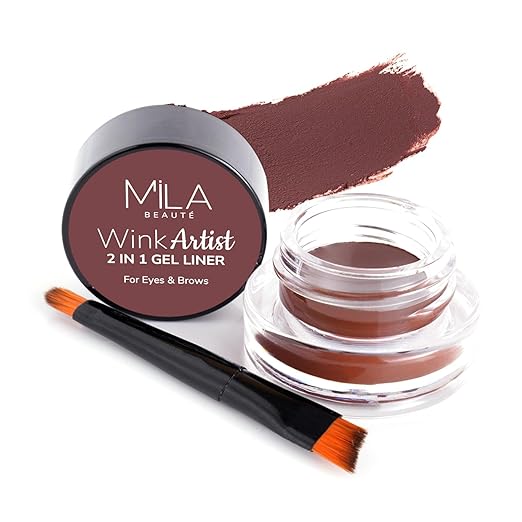 Mila Beaute Wink Artist Gel Eyeliner Brown - 4 gms