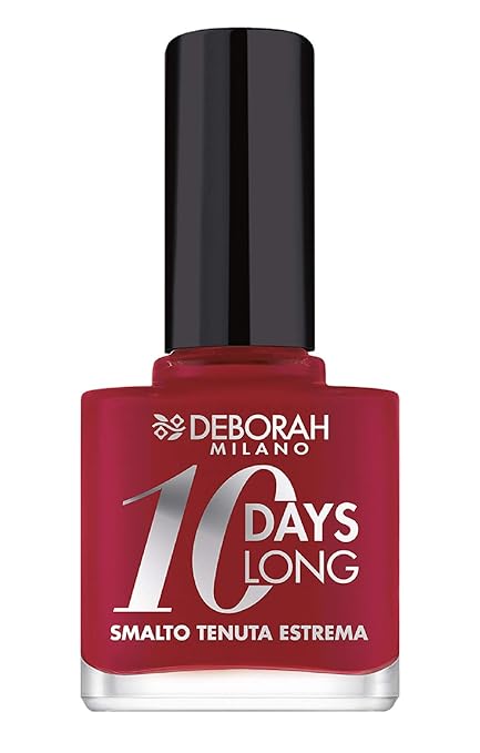 Deborah Milano Smalto 10 Days Long Nail Polish Vintage Red - 11 gms