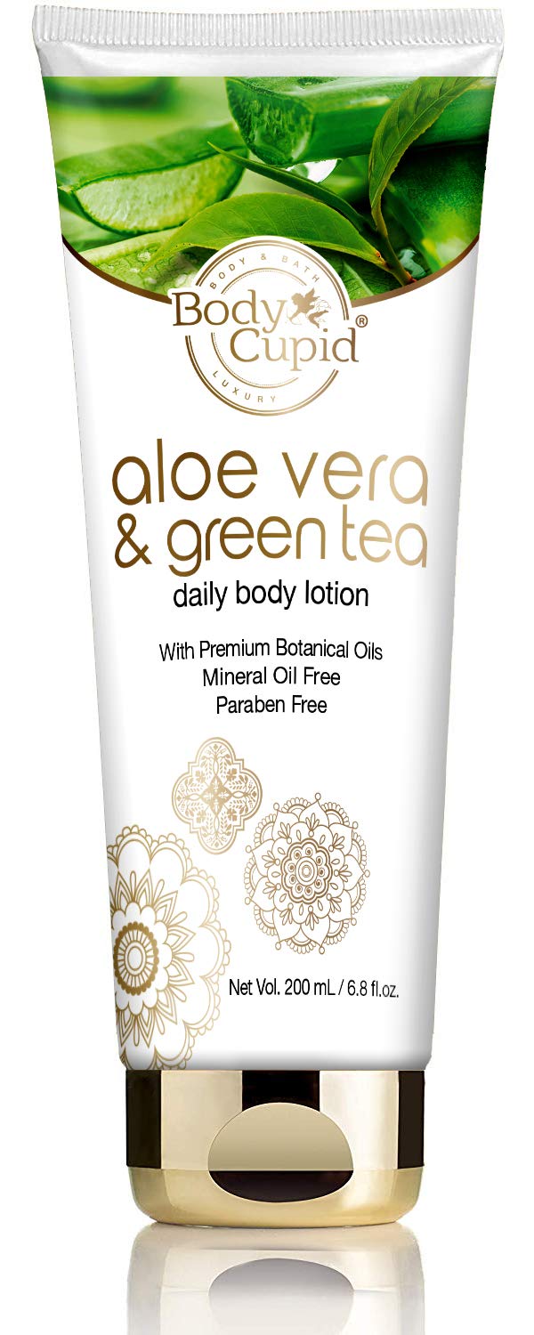 Body Cupid Aloe Vera and Green Tea Daily Body Lotion - 200 ml