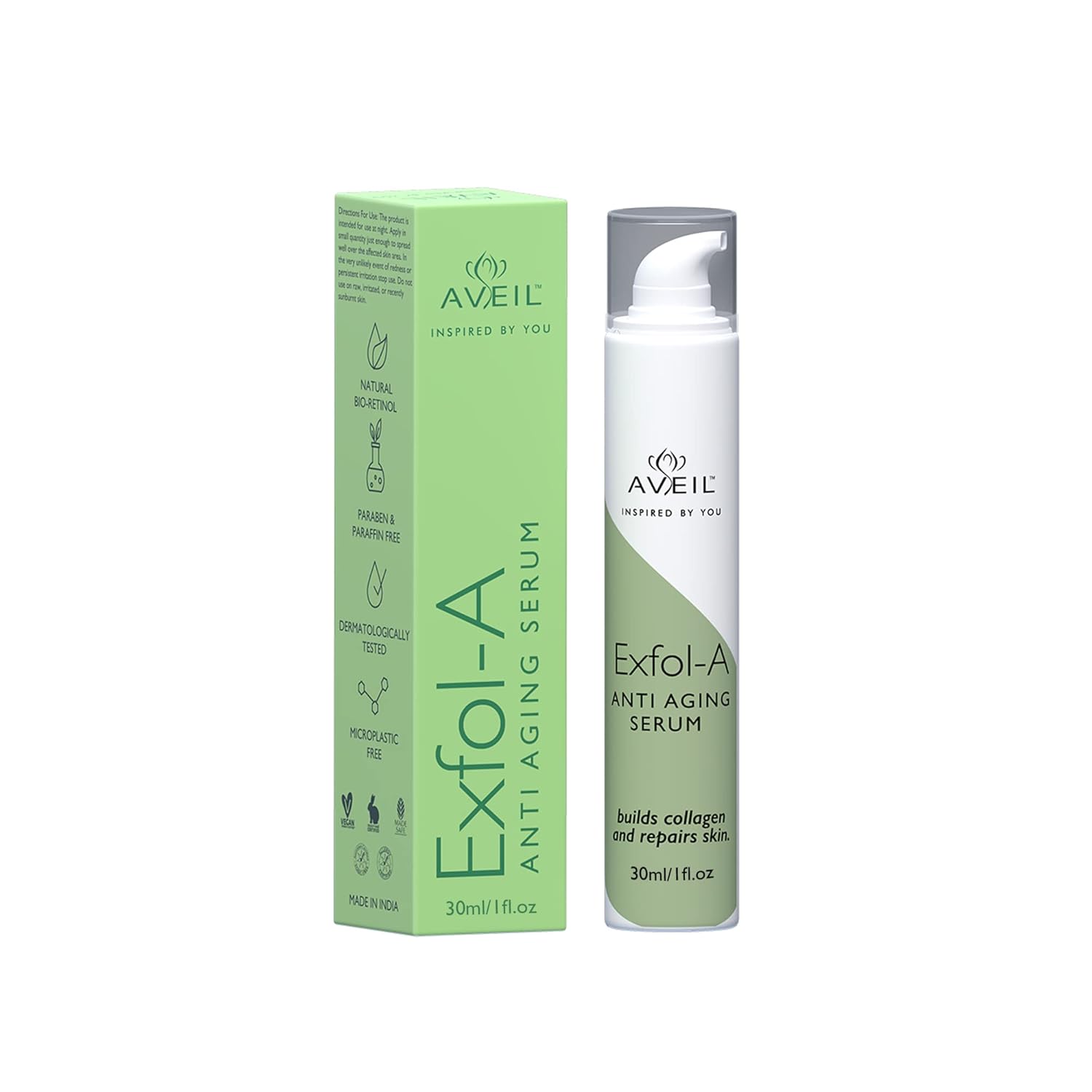 Aveil Exfol-A Anti Aging Face Serum - 30 ml – Veeha Beauty